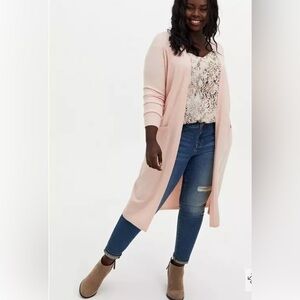 2X - torrid Plush Duster Open Front